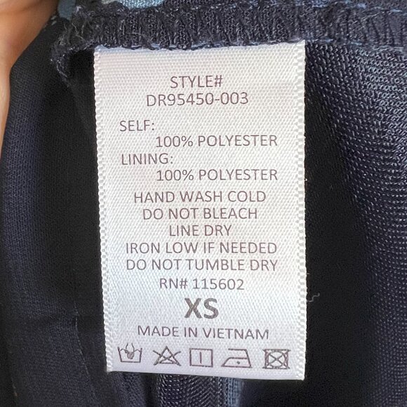 LUSH Faux Wrap Polka Dot Mini Dress size X-Small - Picture 7 of 9